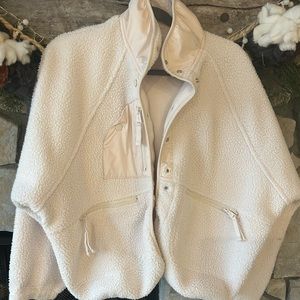 Free People Hit The Slopes Fleece Jacket